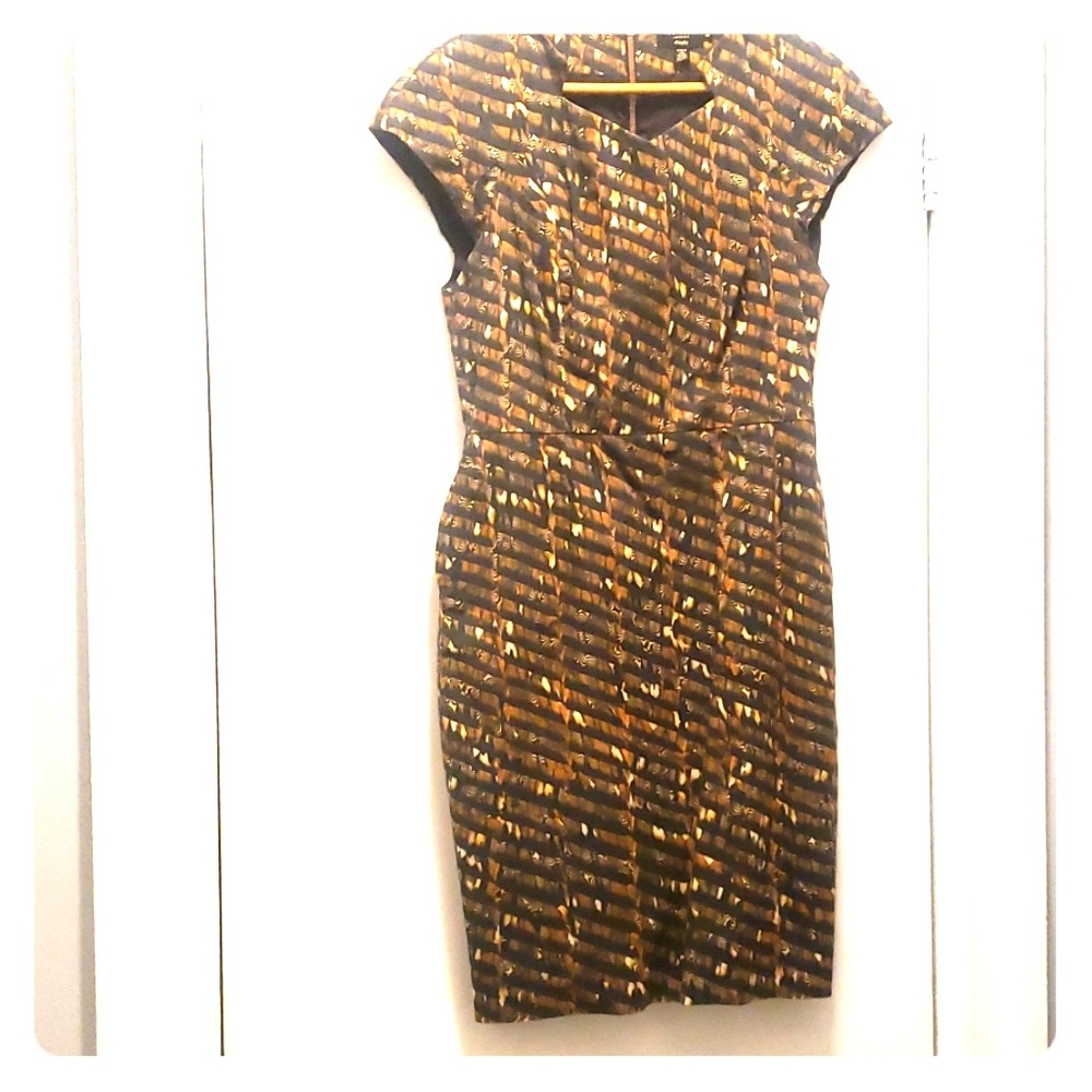 Ted Baker Dress Leopard/Marbel effect